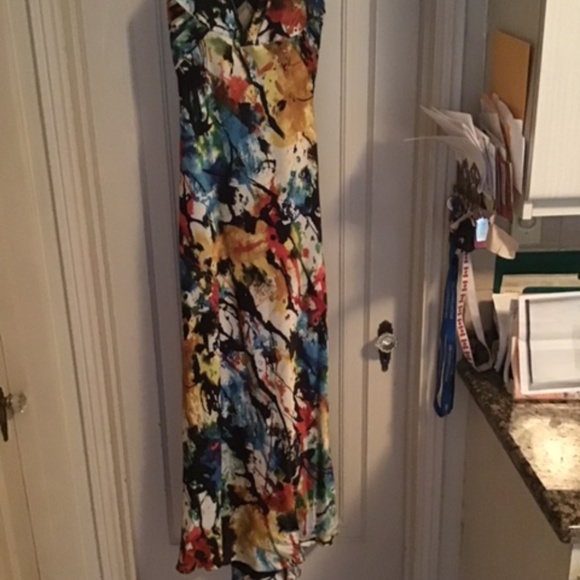 Alberto Makali printed silk gown - Picture 4 of 5